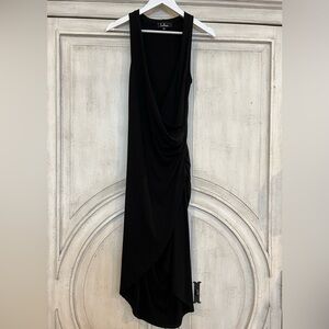 Lulus | Dresses | Lulus Evenings With You Dark Teal Floral Velvet  Asymmetrical Dress | Poshmark